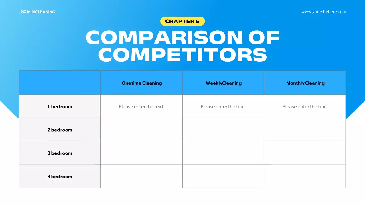 Blue Clean Cleaning Promotion Presentation