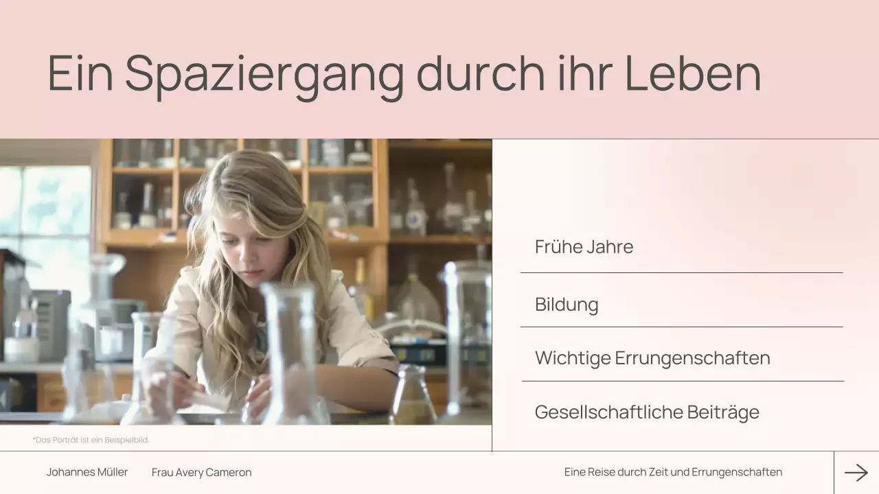 Rosa moderne Biographie Klasse