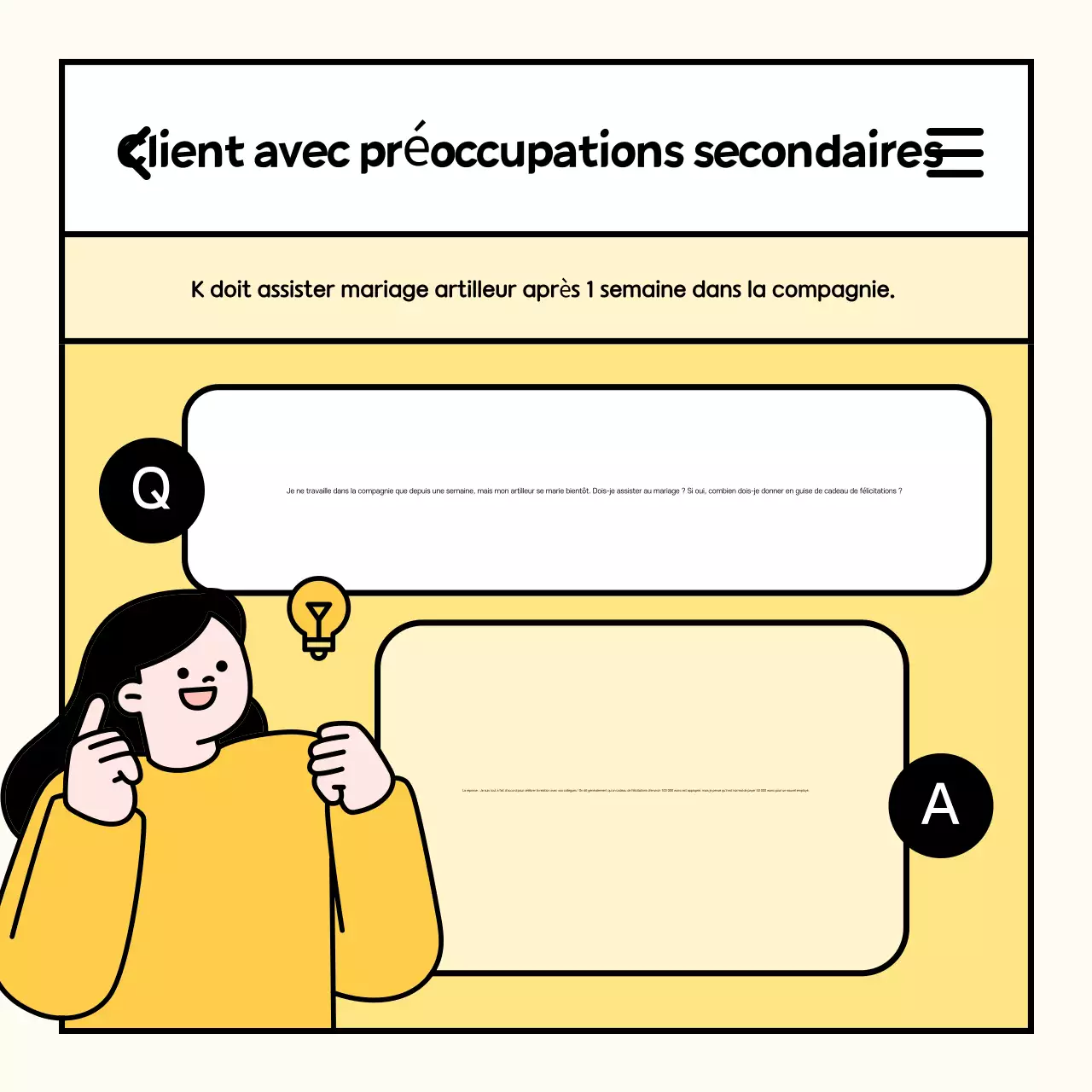 Promouvoir Yellow Simple Employee Worry Counselling