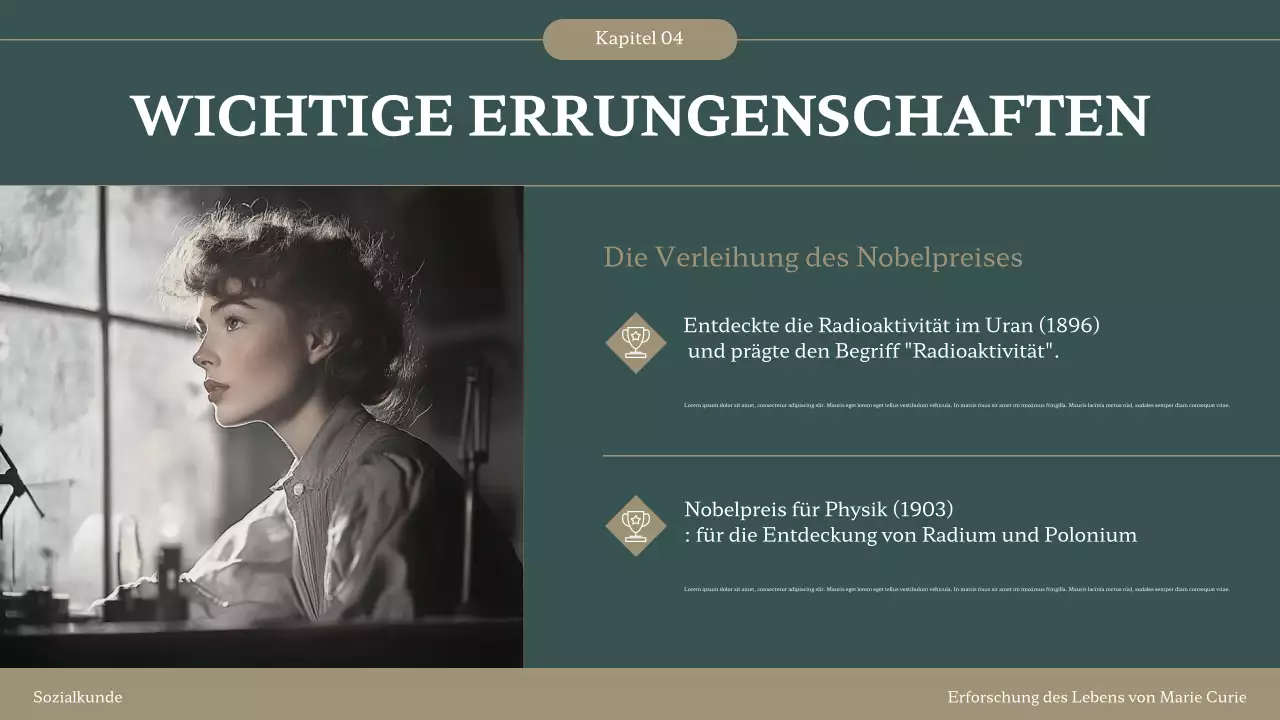 graue klassische Wissenschaftsvorlesung