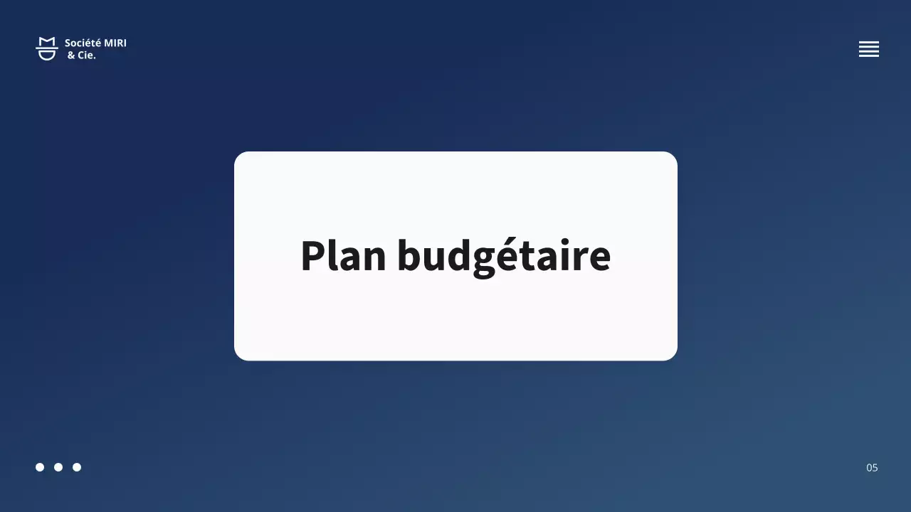 Présentation d'une proposition de projet d'entreprise de la marine