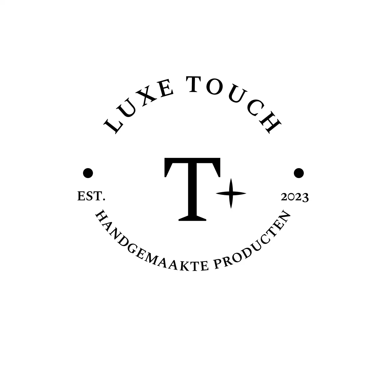 zwart elegant handgemaakt logo-ontwerp