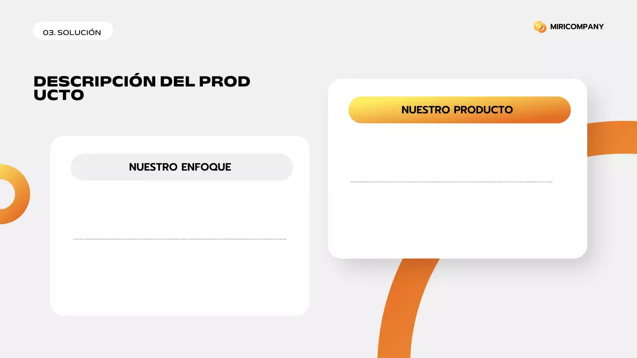 orange modern business pitch