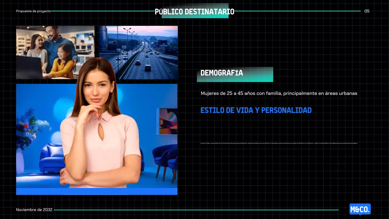 Propuesta de proyecto Blue Modern