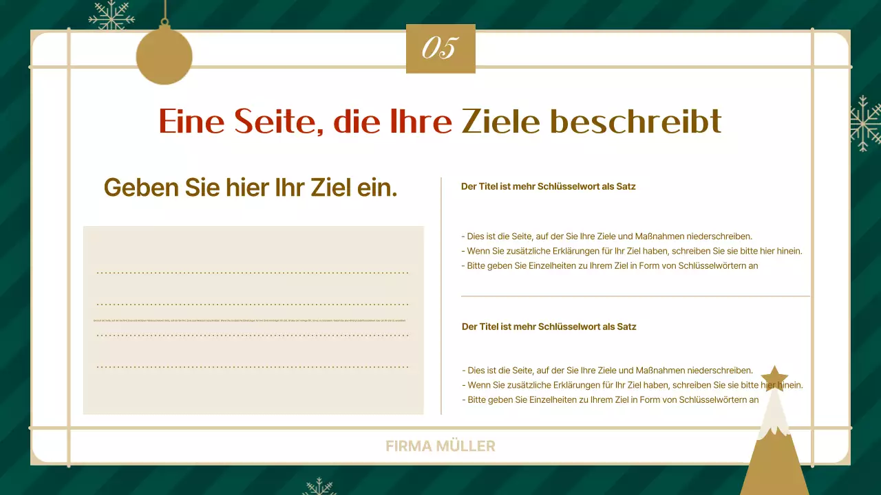 Leitfaden für abstrakte einfache Präsentationen