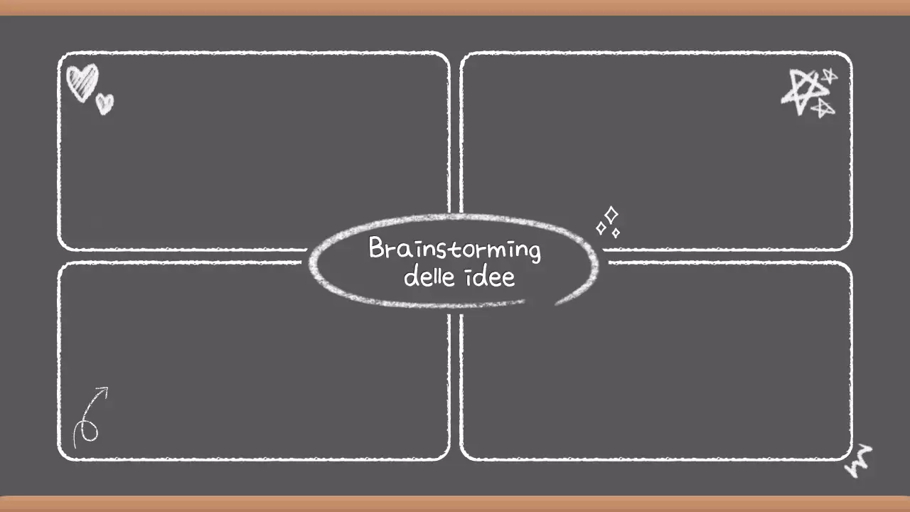 Presentazione Brainstorming Vintage Grigio