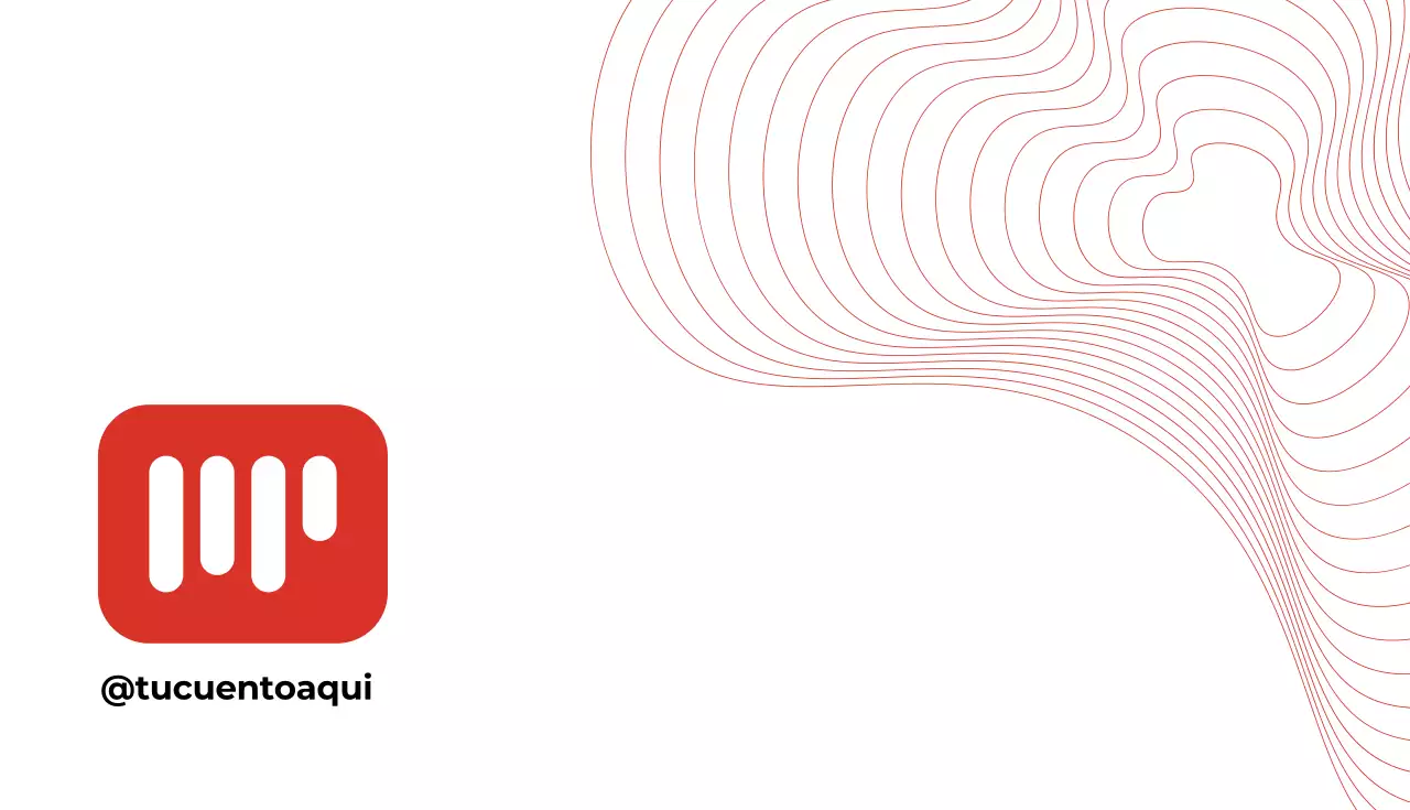 tarjeta de visita moderna roja