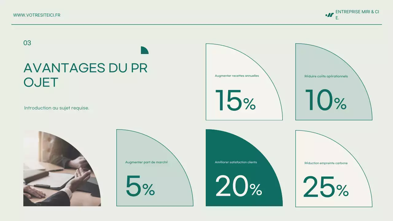 document de proposition de projet moderne mint