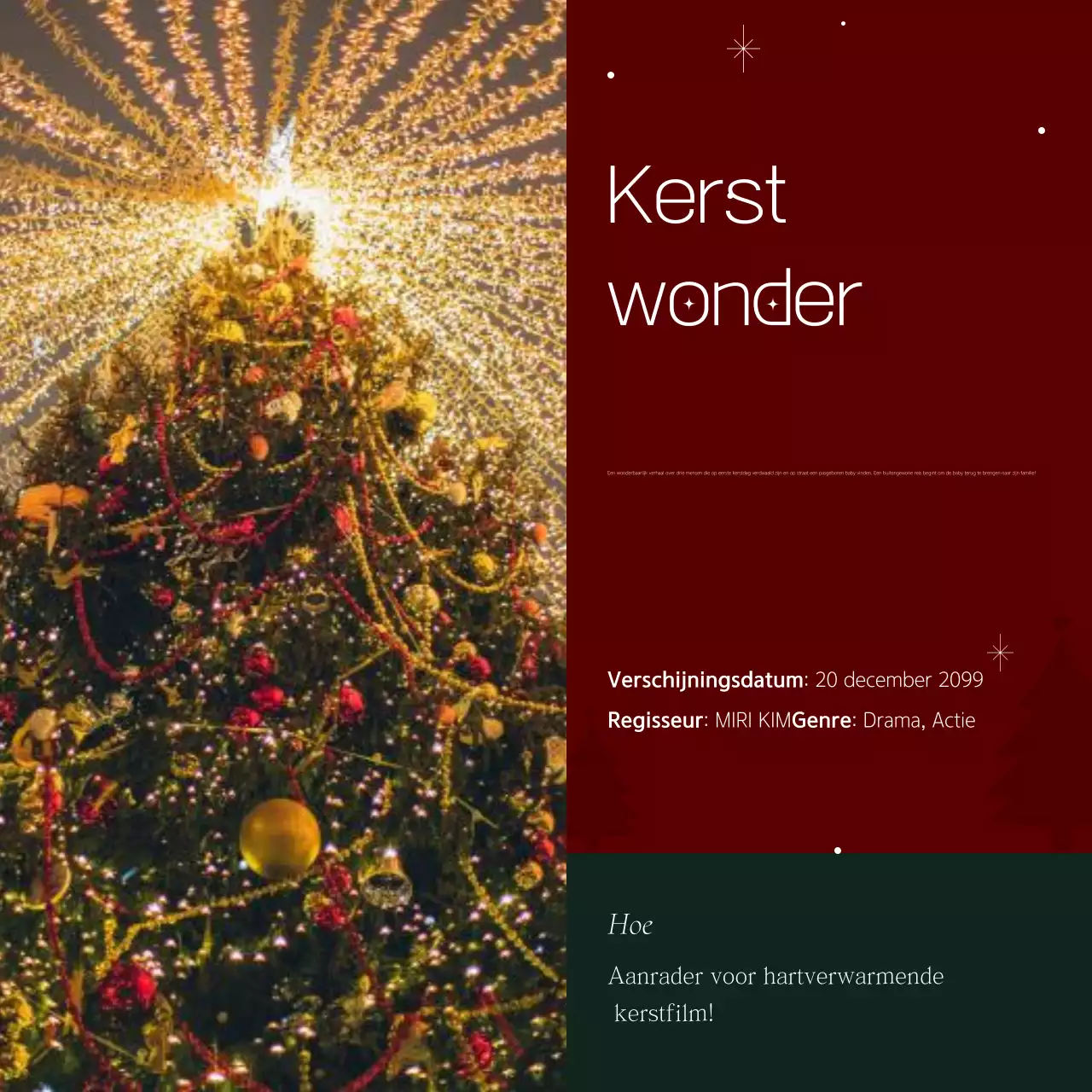 Rode gezellige kerstcadeautjes