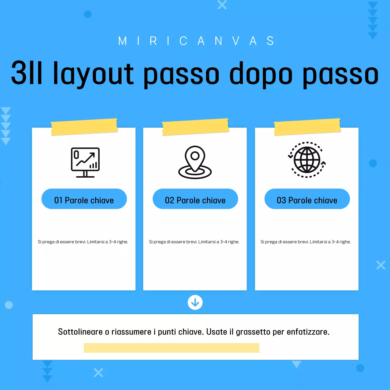 Una semplice newsletter aziendale in azzurro e bianco