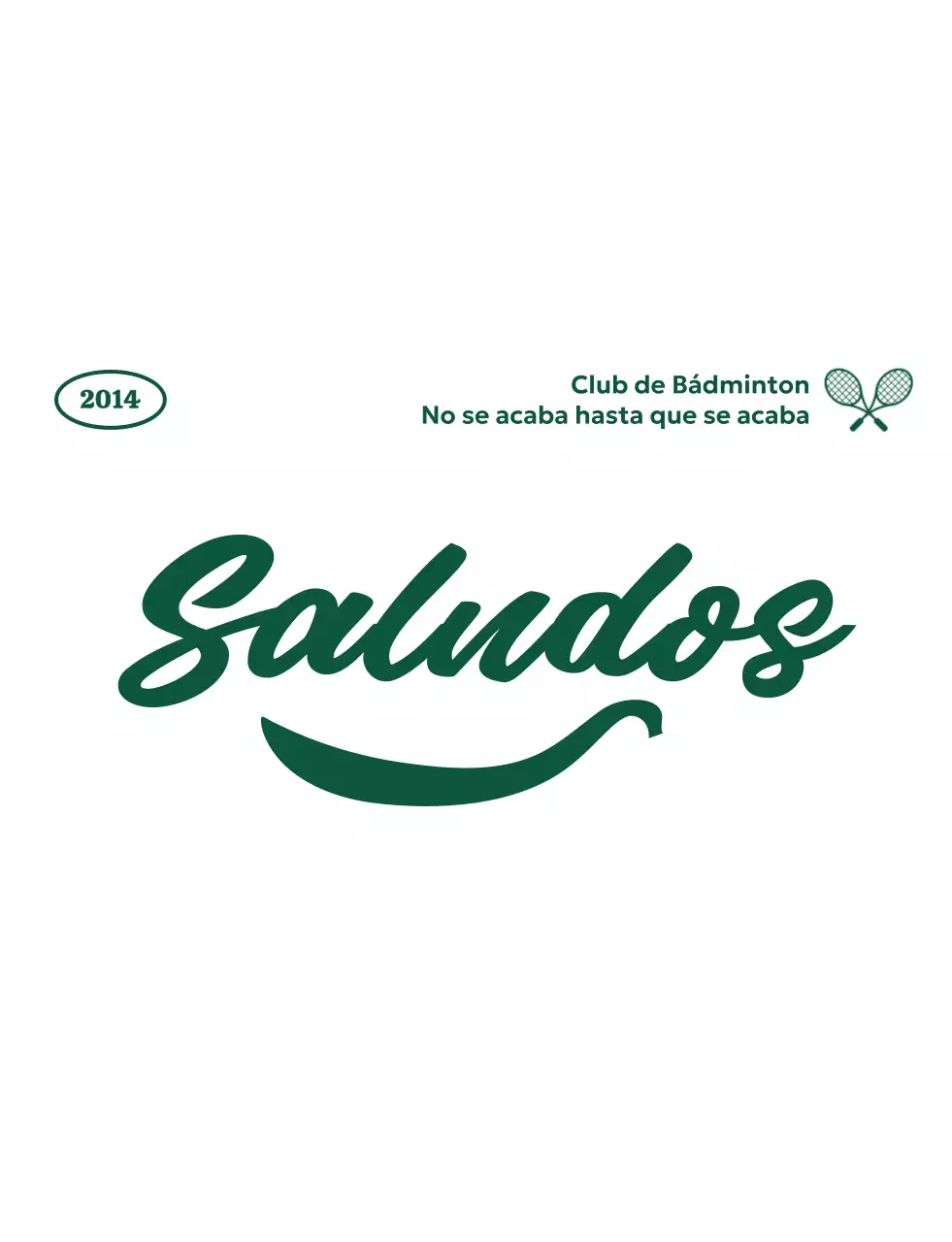 Logotipo deportivo abstracto y sencillo