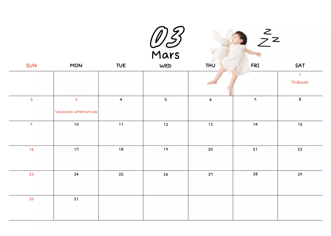 Calendrier photo du Nouvel An