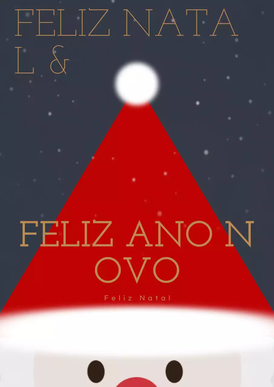 Postal de Natal simples vermelho