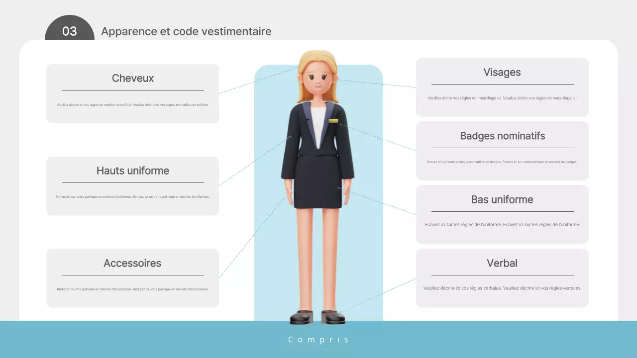 Texte manuel simple bleu clair