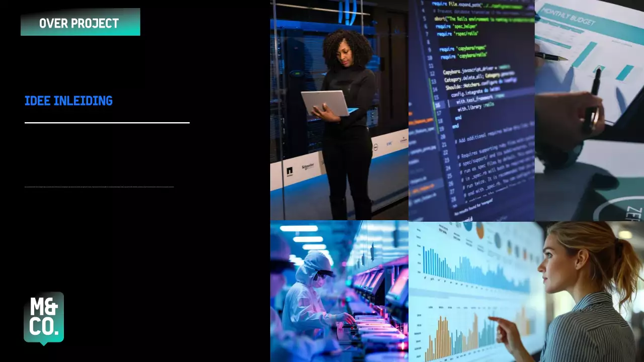 Blue Modern Projectvoorstel