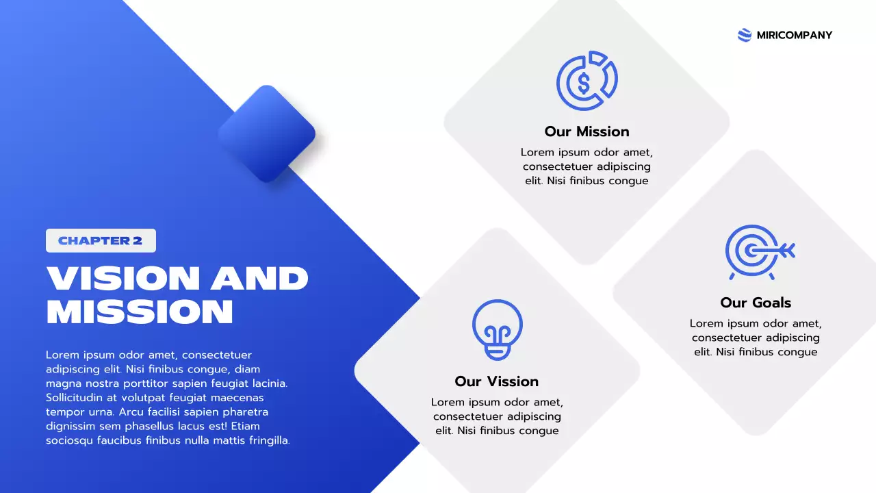 Blue Modern Business Report Presentation