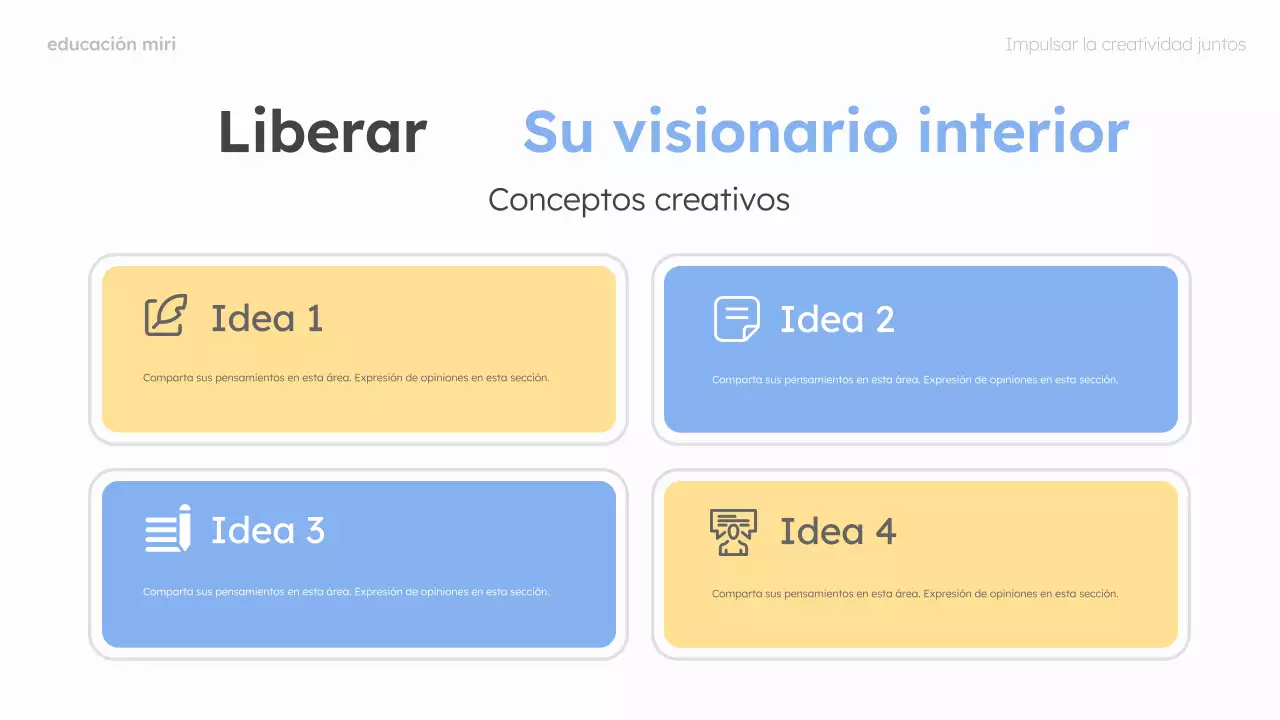 menta y rosa moderno diseño de guía de brainstorming