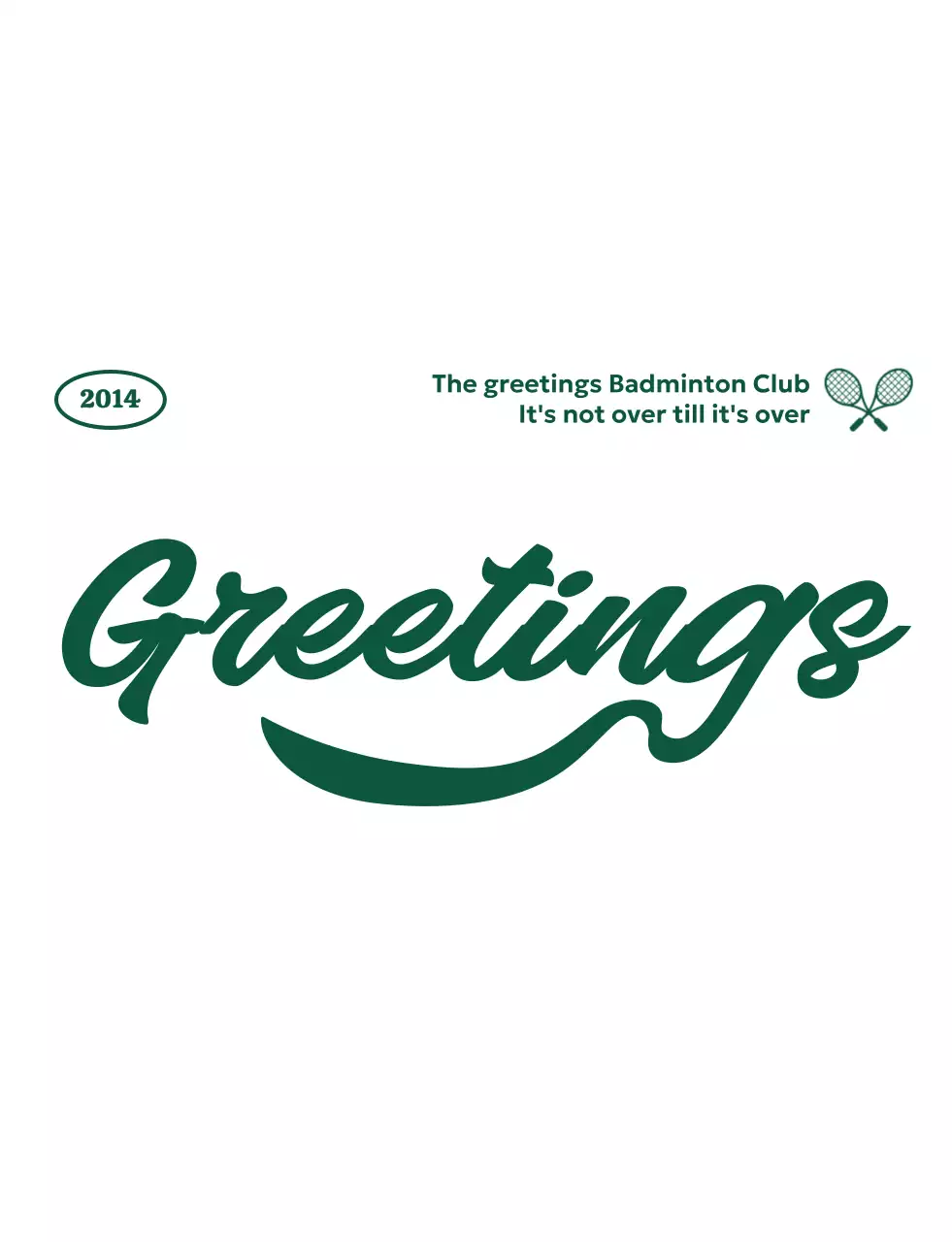 초록 심플 스포츠 로고