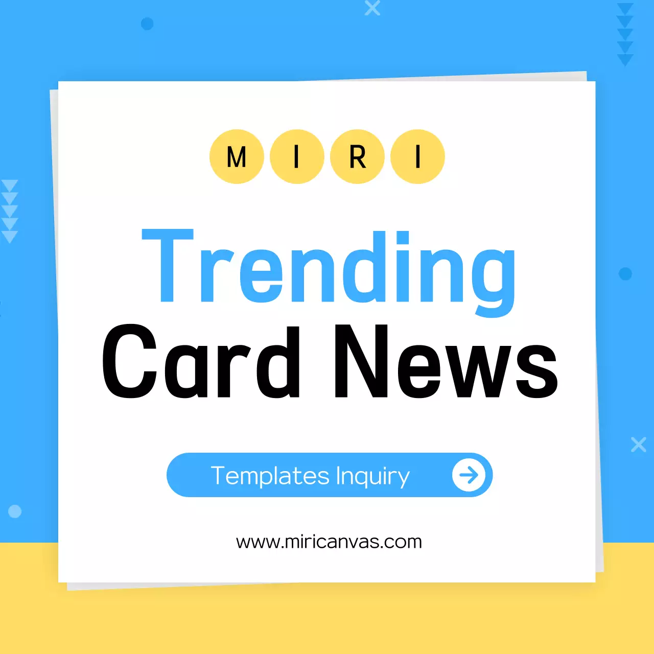Layout de notícias moderno azul Instagram Carousel