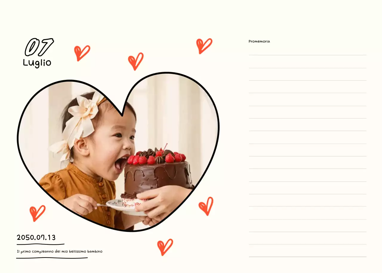 Agenda di Capodanno bianca e bella