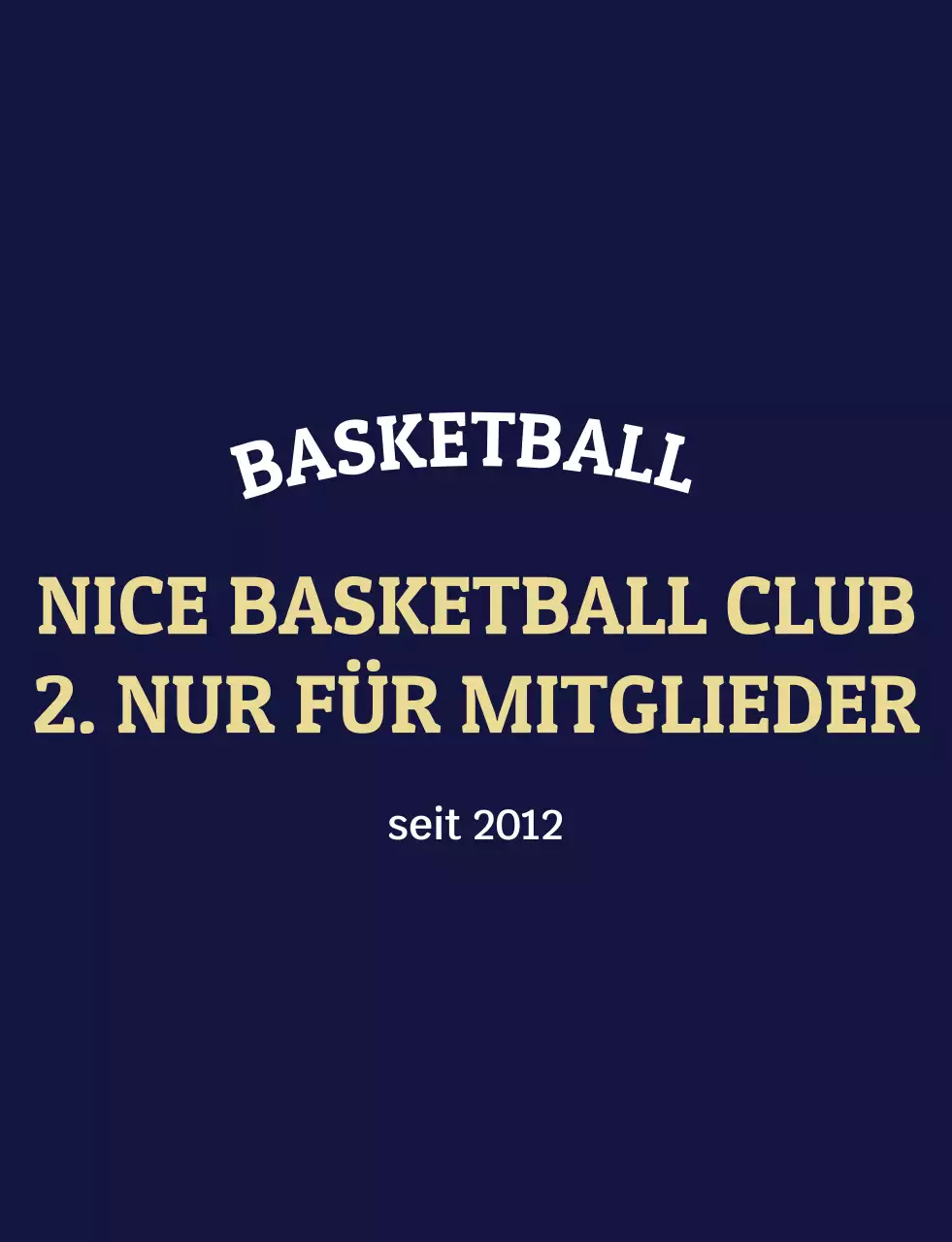 Modernes Vintage-Basketball-Logo