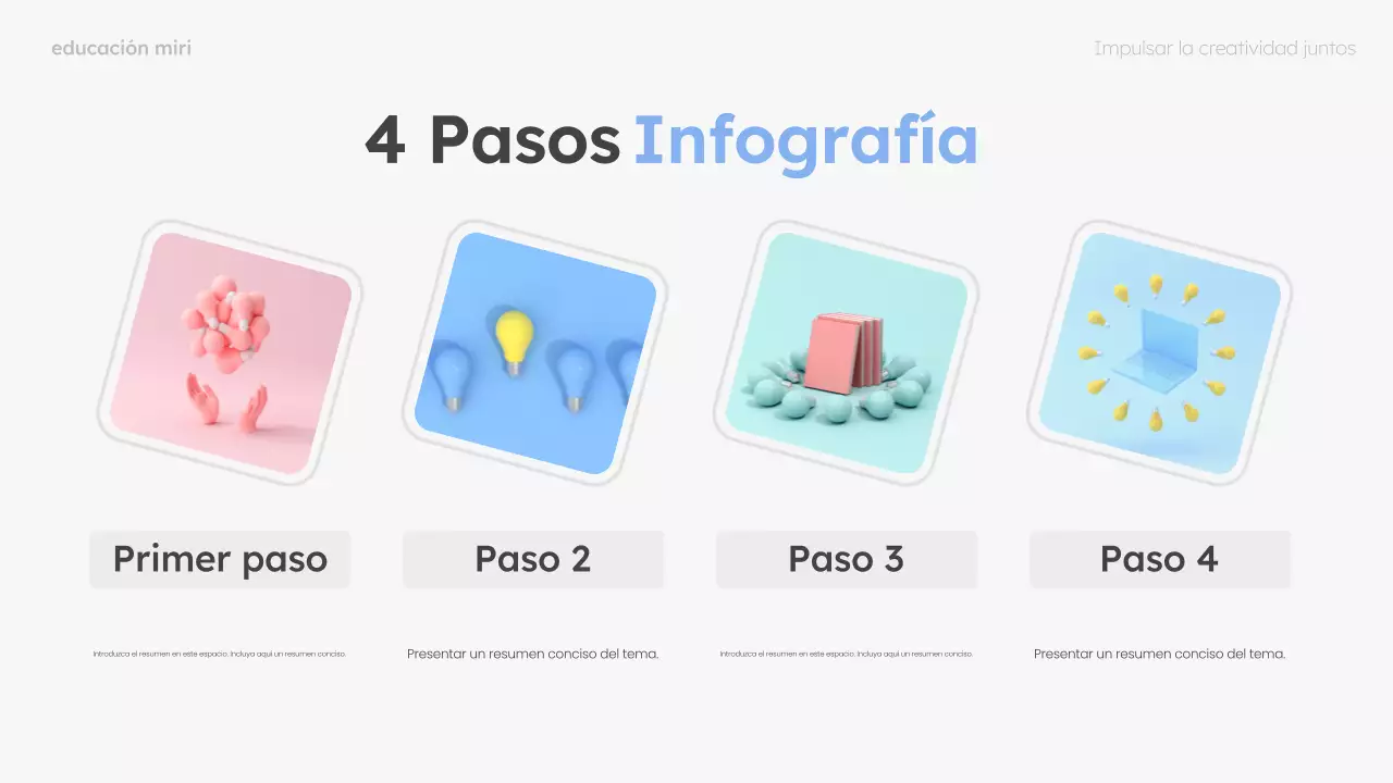 menta y rosa moderno diseño de guía de brainstorming