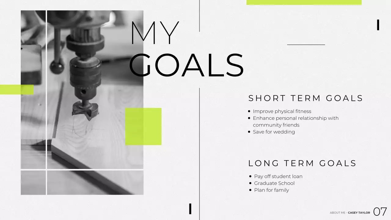 Trình bày danh mục đầu tư tối giản màu trắng