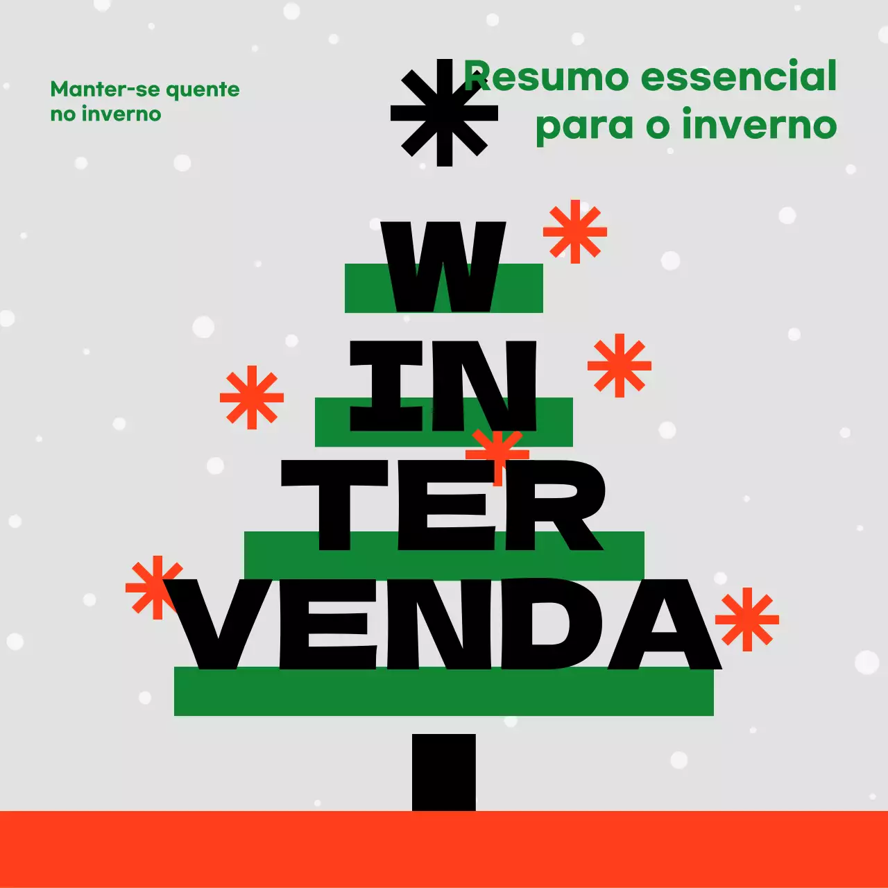 Promoção de inverno do Green Simple