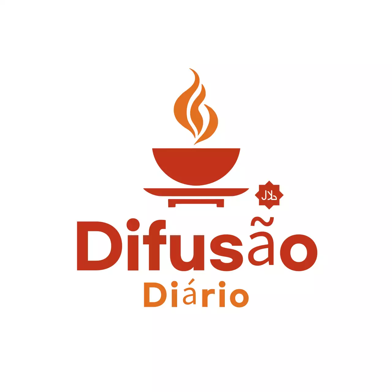 anúncio de alimentos mínimos em laranja