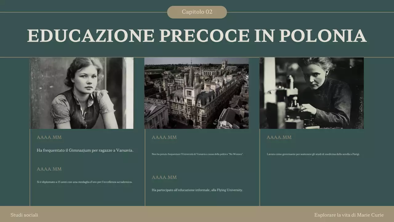 lezione di scienza classica grigia