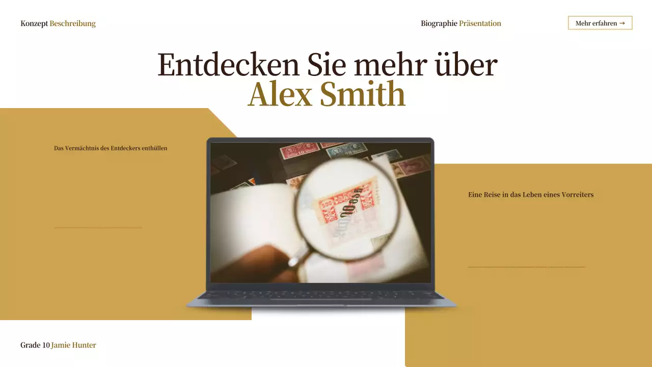 beige vintage biographie klasse