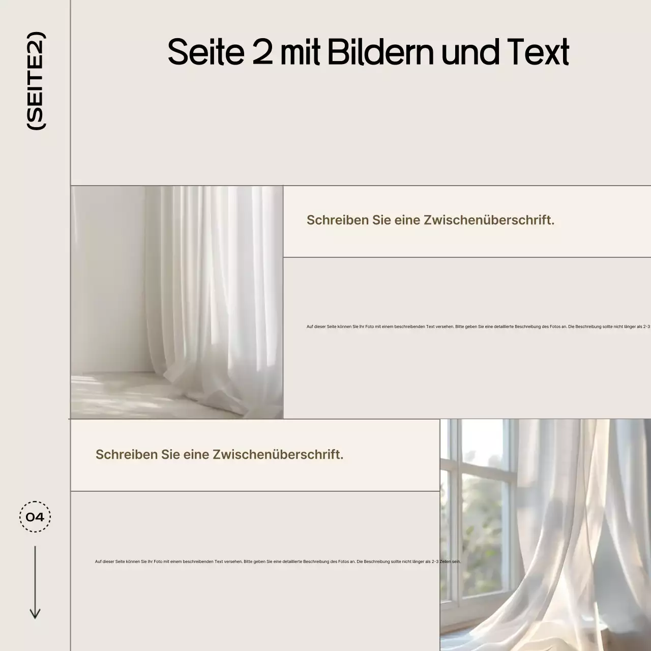 Beige einfache karte Nachrichten Vorlage