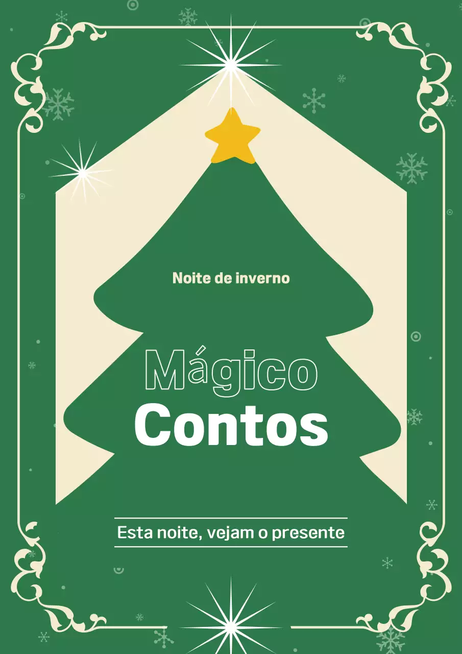 Evento de inverno Green Vintage