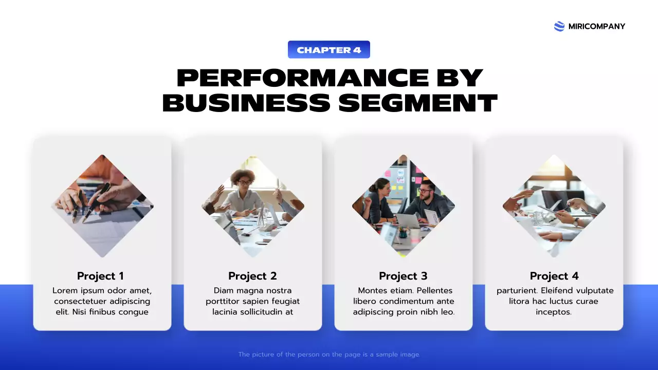 Blue Modern Business Report Presentation