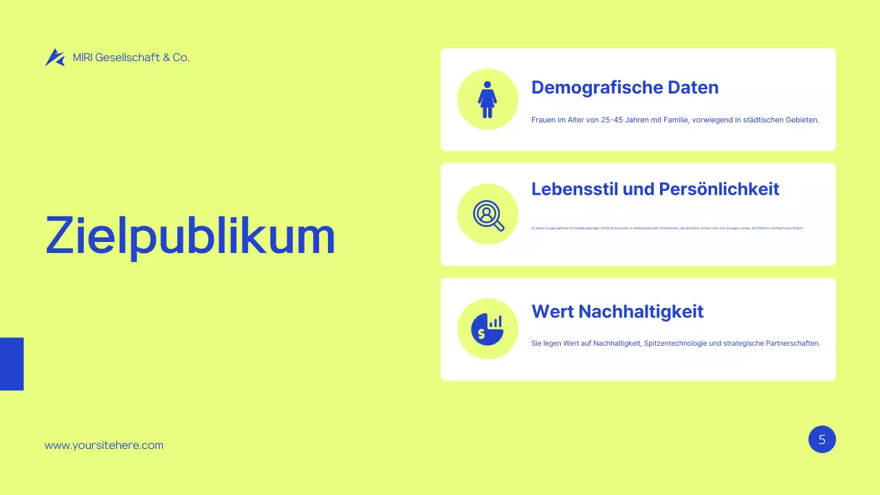 Grünes modernes Projektvorschlagsdokument