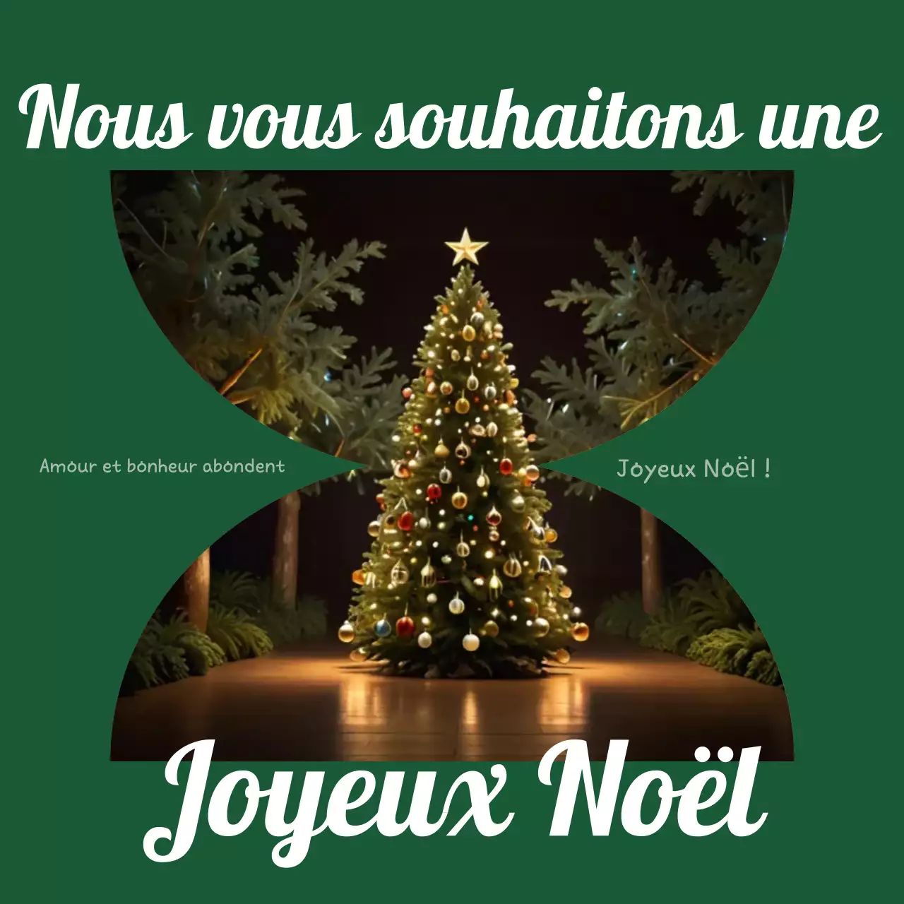 Festivités de Noël abstraites et classiques