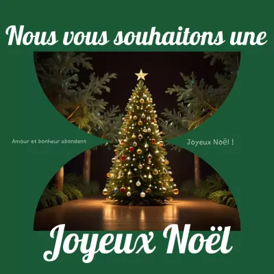Festivités de Noël abstraites et classiques