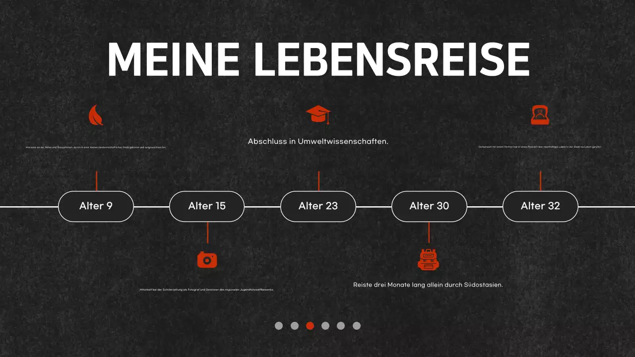 schwarzes modernes Portfolio-Dokument