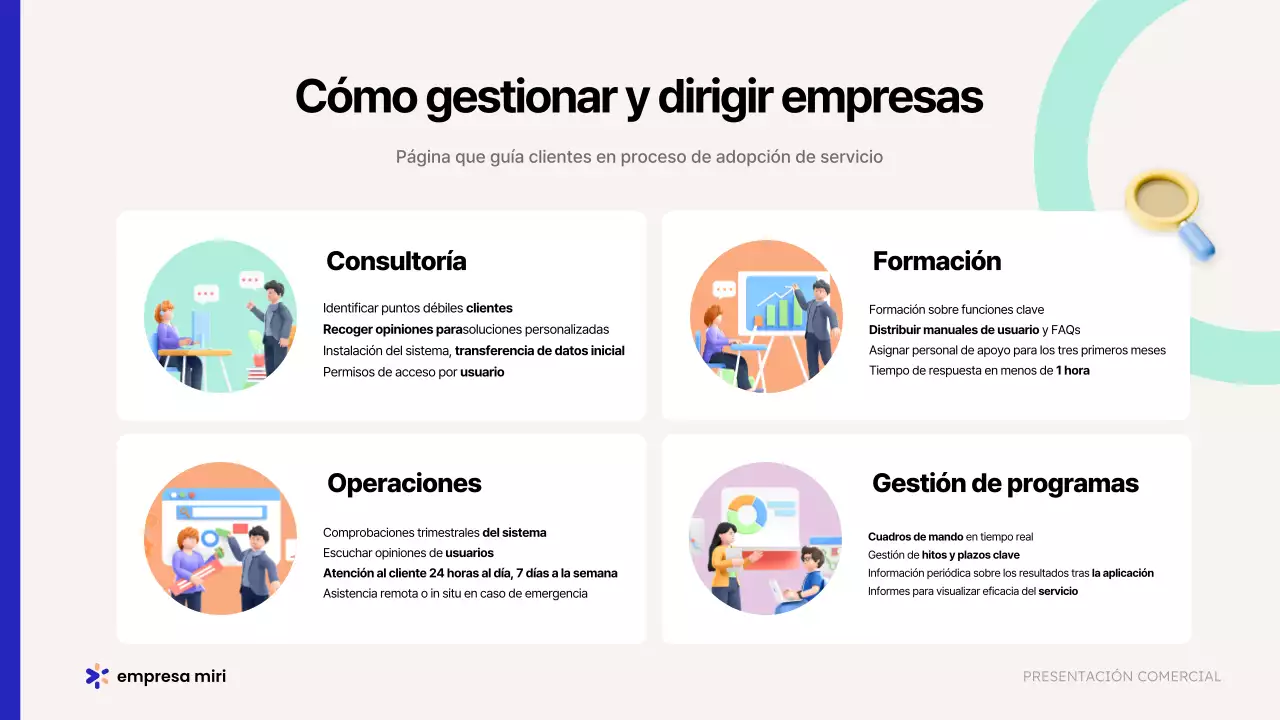 Promover una propuesta empresarial moderna de color beige