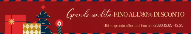 Annuncio di vendita natalizia Red Vintage