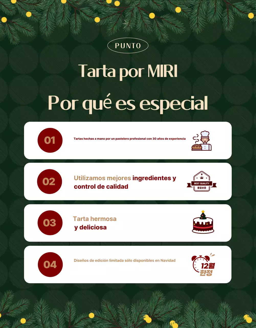 Anuncio navideño rojo de época