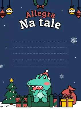 Simpatici personaggi natalizi festosi in blu marino