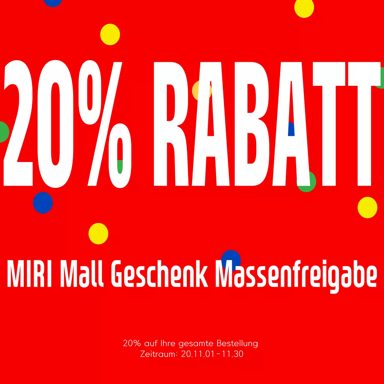 Rot hervorgehobene Rabatte