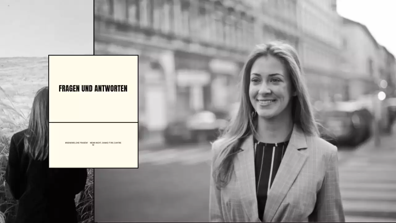 schwarze Minimal-Biografie-Mappe