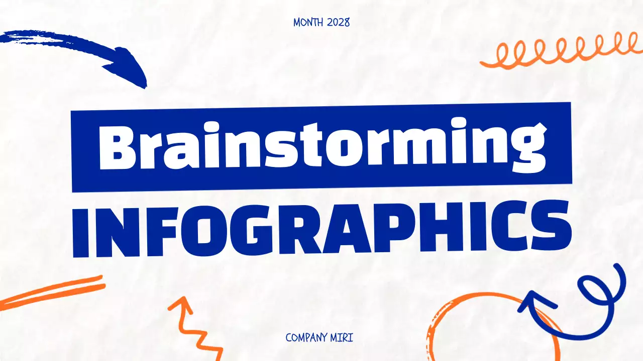 Blue Modern Brainstorming Guide Presentation