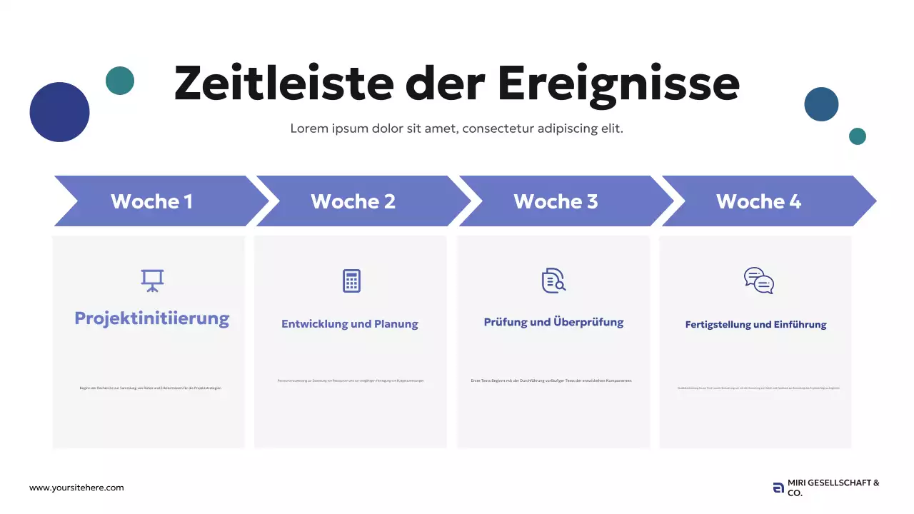 blue modern business proposal