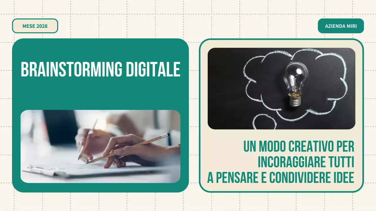 Guida al brainstorming verde e moderno
