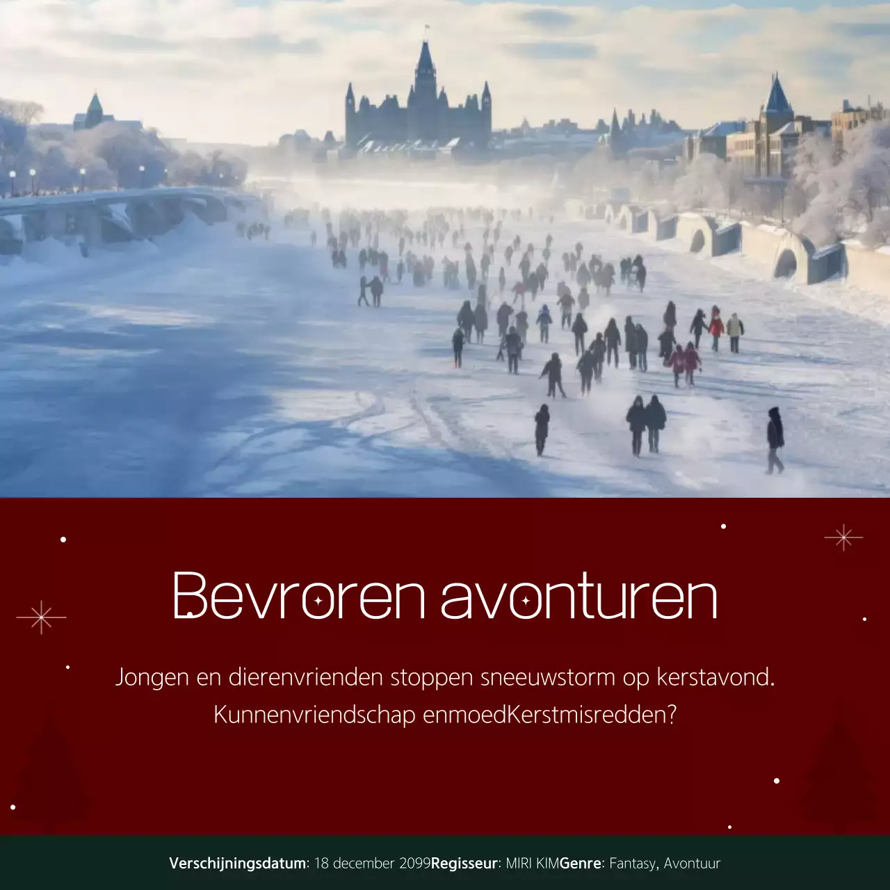 Rode gezellige kerstcadeautjes