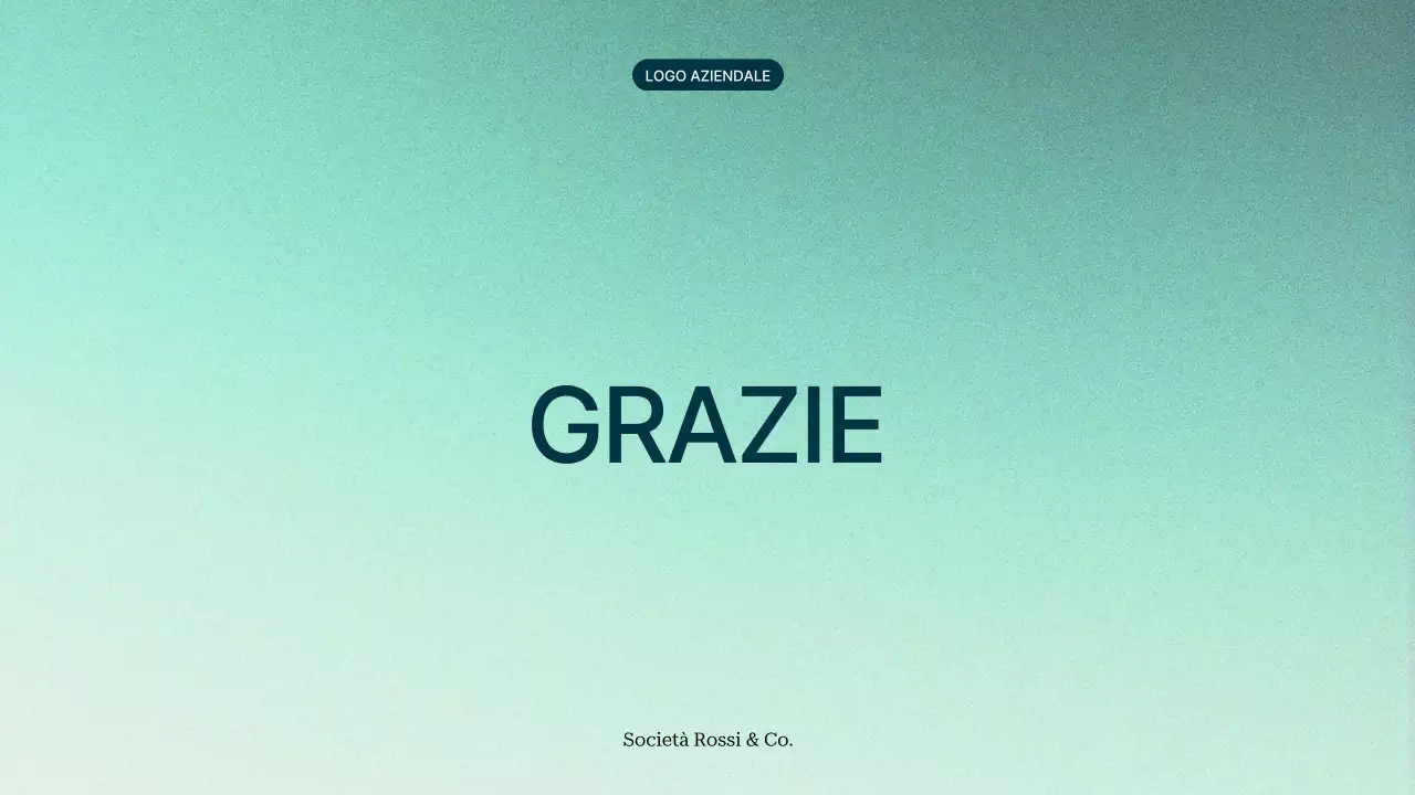 verde gradiente moderno Proposta di progetto