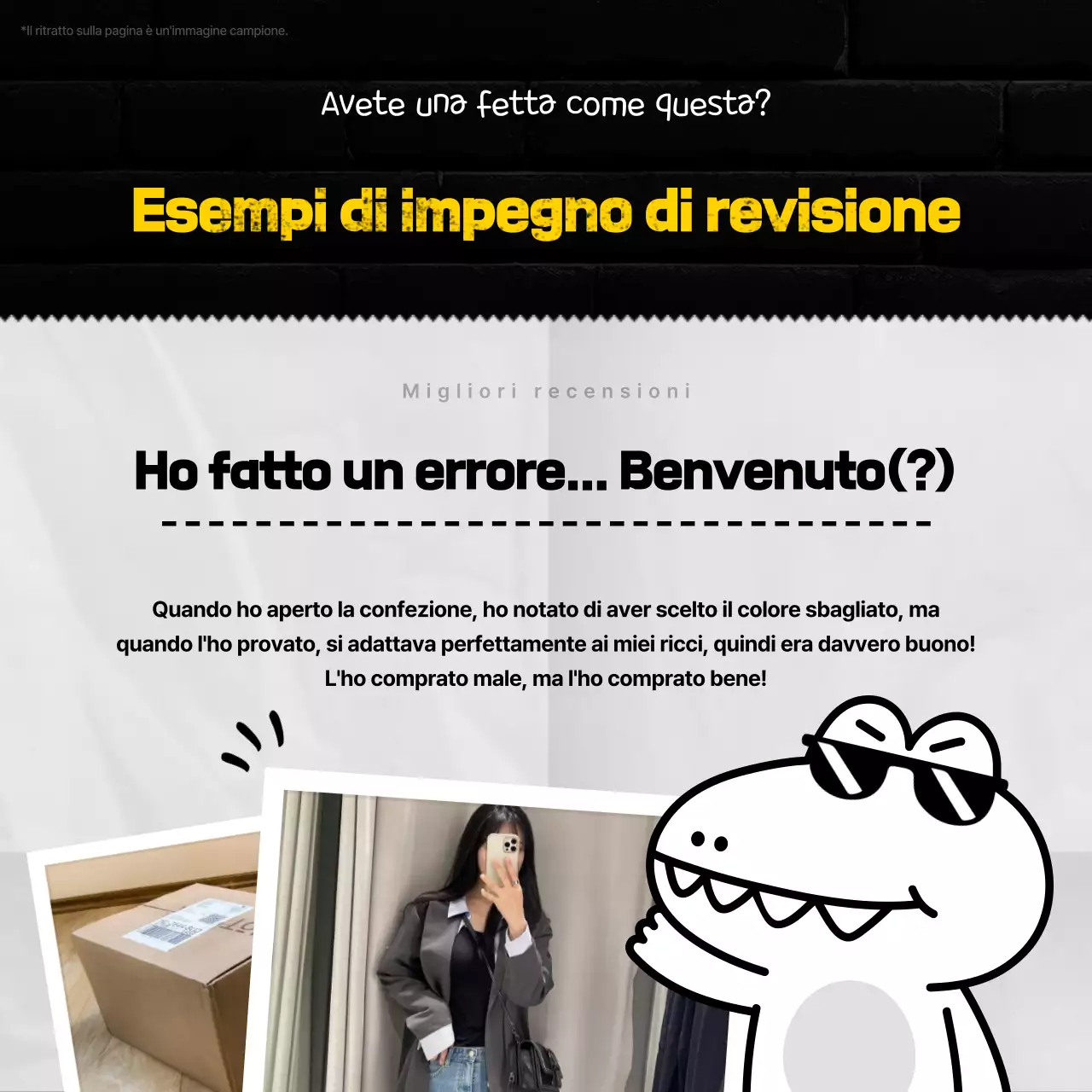 Annunci di eventi della rivista Black Gag